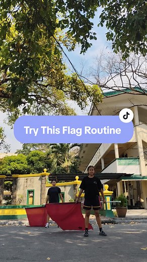 Try This Flag Routine | Colorful and Exciting Colorguard Performance