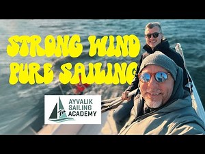Sailing in Ayvalık with Ayvalık Sailing Academy | Elan 210, Sunset & Strong Poyraz Wind