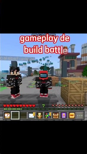 partida de build battle #amongus #minecraft #minecraftshorts #building #buildbattleminecraft :D
