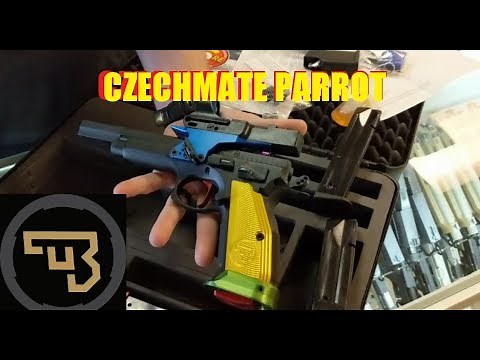 CZ Custom 75 TS Czechmate Parrot 9mm Unboxing