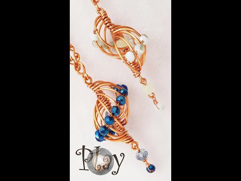 Play with wire | Jewelry | Conch Shell | Wind Spinner | Pendant 602 #Shorts