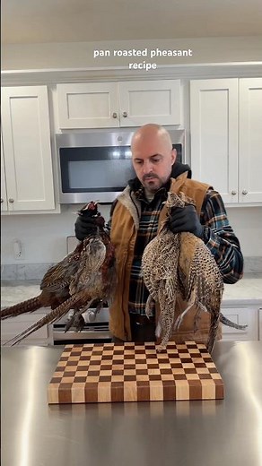 easy pan roasted pheasant recipe #cooking #asmrsounds #cooking #shorts