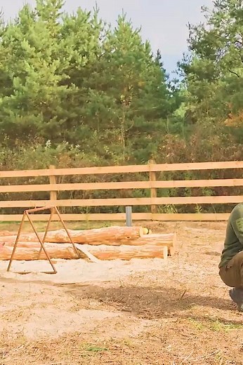 2 Months of Building a LARGE LOG SHED From Start to Finish Alone _ My Own Forest Farm - Ep-7 (5) | Semple