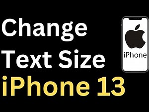 How To Change Text Size On iPhone 13 - Easy to Follow