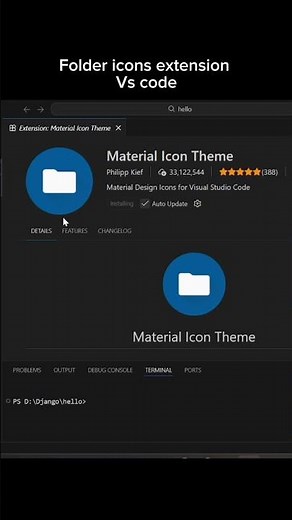 How to add icons to VS code folders using extension #customelement #matchingicons