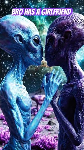 yay my little Michael Jackson alien has a girlfriend now 👹￼