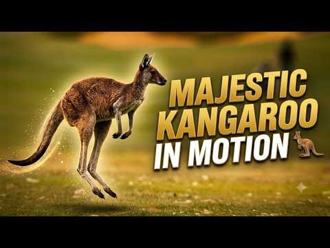 Majestic Kangaroo in Motion 🦘