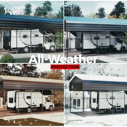 Don’t Let Weather Decide Your RV’s Life Shield It with Strength 💥 Two Sizes In Stock — Save Up to $900! | Phi Villa