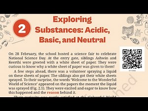 Exploring substances: Acidic, Basic and Neutral Class 7, science chapter 2 complete solution