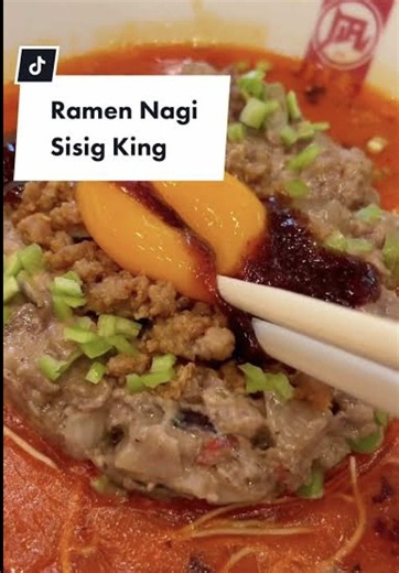 Taste the Unique Sisig King at Ramen Nagi