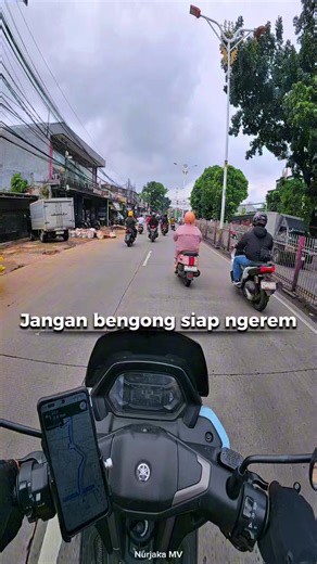 Tips berkendara di jalan padat - Tutorial motor matic #nurjakamv #ayohatihati