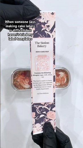 Making cake labels can be easy