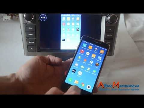 Easy Connection - how to connect an android phone to the car gps radio Android 9.0 PX5