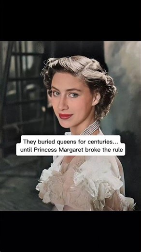 ROYAL CREMATION: Princess Margaret Broke 1,000 Years of Tradition 🔥 #history #art