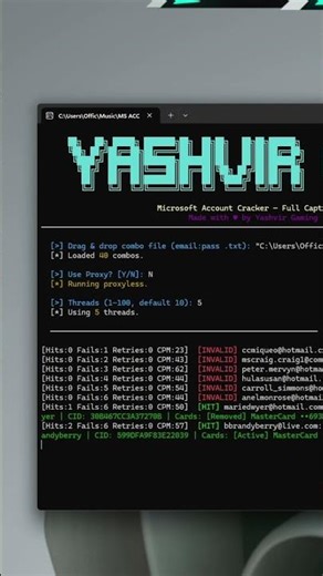 Microsoft Scraping + XBOX Codes Validator Python CLI #coding #shorts