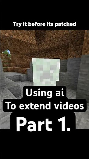 Using ai to extend videos