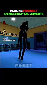 Ranking Funniest Animal Hospital Moments #roblox #animalhospital