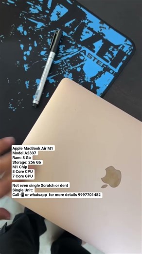MAC BOOK AIR M1 AVAILABLE FOR SALE #macbookskins #macsetup #applemacbook#apple ‪@SamAreeb‬