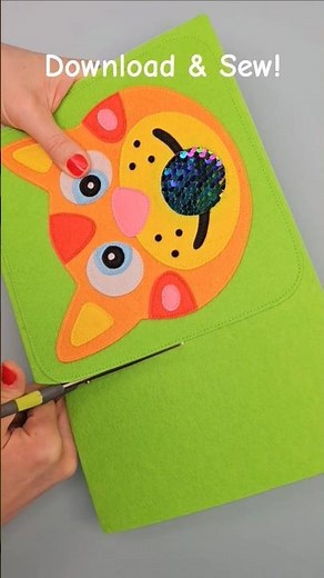 Quiet Book with Felt Animals | Montessori Craft for Little Hands