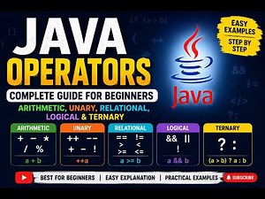 Java Operators Full Tutorial | Learn All Operators with Examples