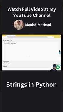Strings in Python | Python Programming | Python Tutorial for Beginners in 2026 🚀🔥