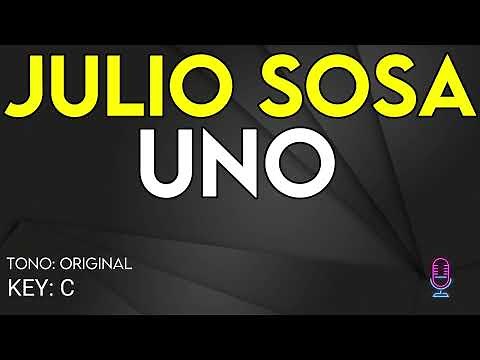 Julio Sosa - Uno - Karaoke Instrumental