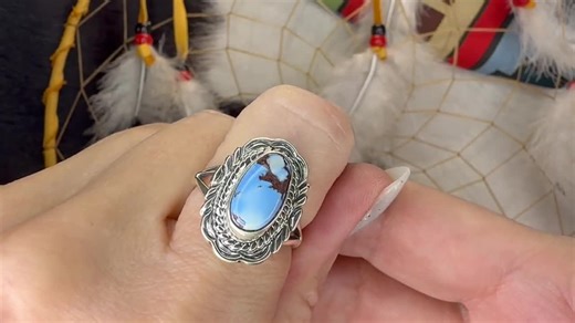 Native American GOLDEN HILLS Turquoise Sterling Silver Ring Size 7.5! Handmade Navajo Ring - Etsy