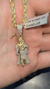 1.5K views · 26 reactions | Magnifique ensemble chaine torsade 3mm diamond cut 10k + le faucheur 0.75ct diamants en or 10k . 24 pouce 1500$ | Gold Custom Bijoux sur Mesure | Facebook