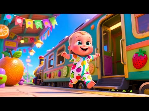 Magical Train Ride 🚂✨ | Learn Vehicles & Fun for Kids | Preschool Educational Video