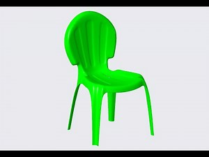 New Monobloc Chair Design using CREO 10 Freestyle.