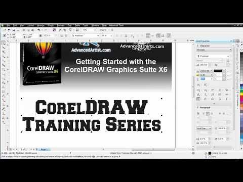 CorelDRAW X6 for working with text