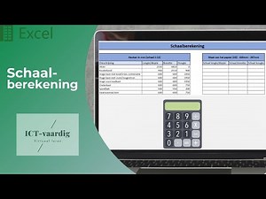Excel Schaalberekening