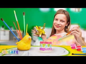 Shape, Create, and Play 🖌️ | Easy Clay Crafts for Kids!