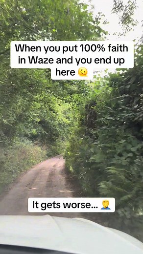 Pretty sure this was a footpath #driving #pov #waze #dashcam #car