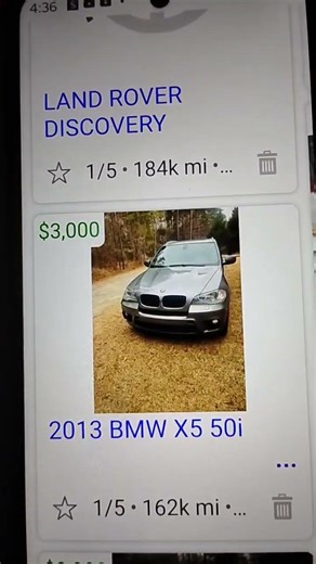 2013 bmw x5 50i 162k 3,000 nice suv