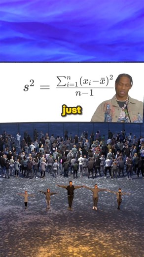 Onlock Learning on Instagram: "Travis and Goggins help find the sample variance 🔥🔥🔥 If you want to try to make your own deepfake lessons - I use ParrotAI to get these guys to spit facts (there’s a link to try it out in my bio) comment what you wanna see next🫡 🚨DISCLAIMER🚨: There’s no real audio/video of Travis Scott or David Goggins in this video, it’s fully AI #samplevariance #statistics #maths #engineering #physics"
