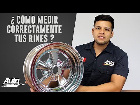 ¿Cómo medir los rines de un auto?