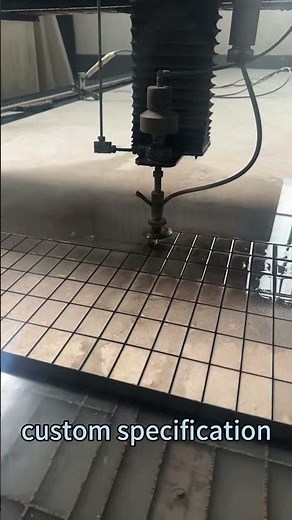 Water-jet cutting for titanium plate GR2 #coldcutting #TitaniumPlateCut #GR2Titaniumplate