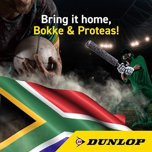 It’s a BIG weekend for South African sports! We’re waiting with bated breath to see our national teams, the Springboks and Proteas, take on England in two riveting rugby and cricket games. This is history in the making; will you be watching? #DieBokke #Springboks #Proteas #SAvsEngland #Rugby #Cricket #StandTogether #StrongerTogether | Dunlop Tyres SA