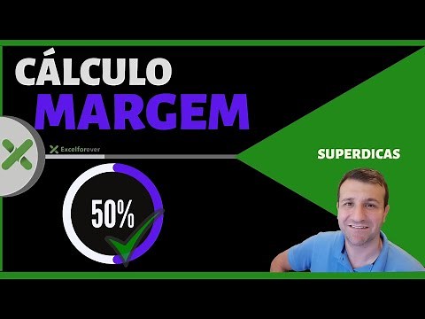 Cálculo da margem no Excel