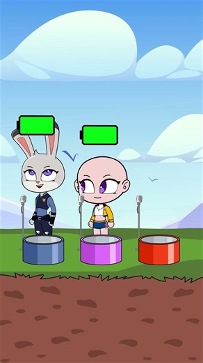 NEW SING Energy Challenge: NICK & JUDY Help Rumi Regain Her Beauty 🟡🟣🔴 #kpopdemonhunters