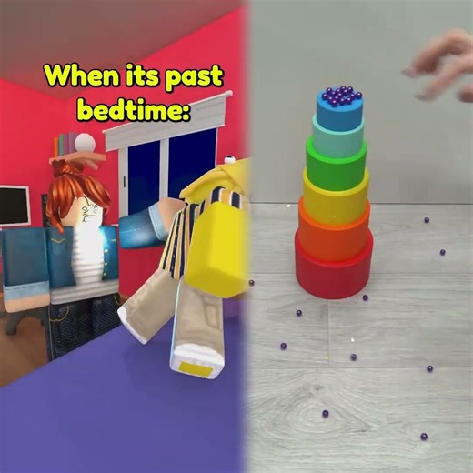 When it's past bedtime #roblox #comedy #animation
