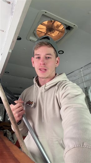 DIY Snow Broom Hack for Tall Vans