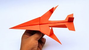 Airplane - Easy Origami | How to Make an Easy Paper Airplane | Jet Fighter Paper Airplane Fly Far #PaperAirPlane #OrigamiAroplane #Airplane | Mr. Creator