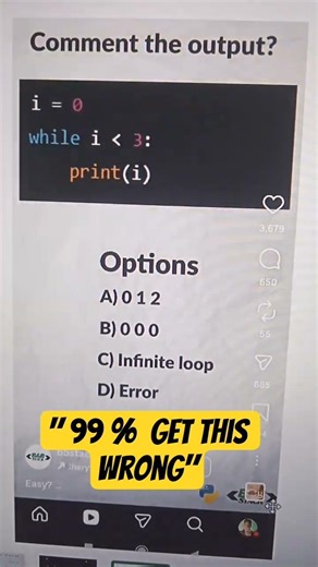 " You Vs Me 😏" Guess the Outputs👇 | Dont run the Code❌ | Comment Your Answer 💻.