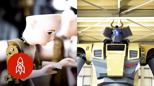 58K views · 514 reactions | They’re built from trash. They’re sumo wrestling. They’re moonlighting as spies. The robots are coming! | Great Big Story | Facebook