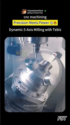 Dynamic 5-Axis Milling with Tebis: Precision Meets Power ⚙️🔥
