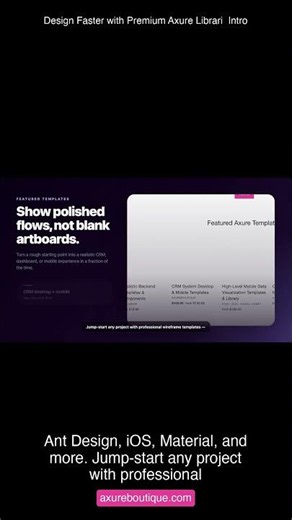 Design Faster with Premium Axure Librari Intro
