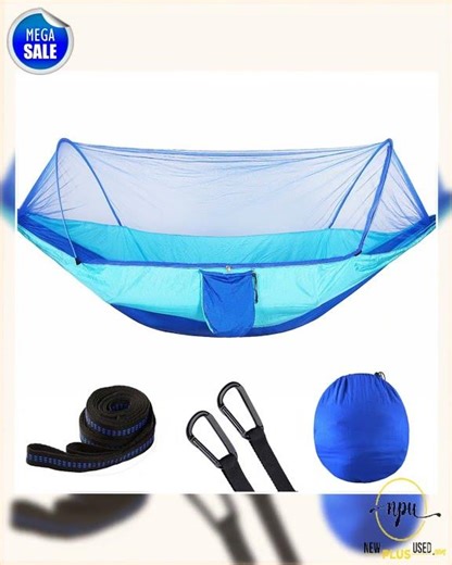 NEW Fully Automatic Quick Opening Hammock With Mosquito Net