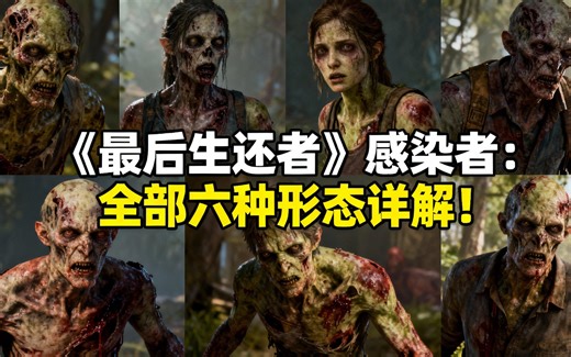 [中配]《最后生还者》感染者：全部六种形态详解！ - Disorder